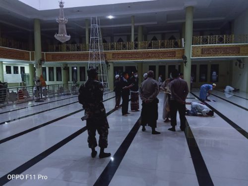 Di Dua Pitue Sidrap, Semua Aktifitas Masjid Ditutup Sementara