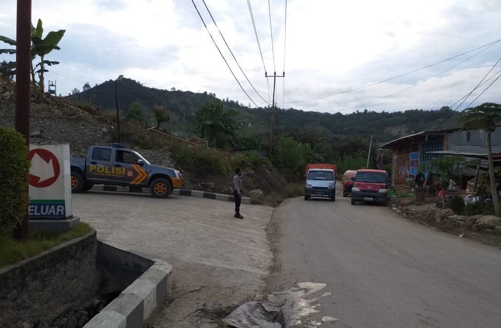 Personil Polsek Anggeraja Polres Enrekang Giat Patroli Mencegah Aksi Balapan Liar