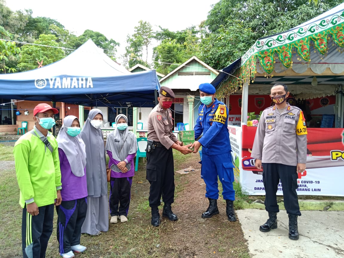 Di Mandalle, Kapolres Pangkep Tinjau Pos Pengamanan