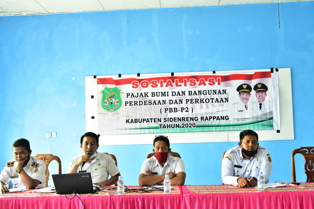 Sosialisasi Di Dua Kecamatan, Bapenda Sidrap Uraikan Program-Program Terkait PBB-P2