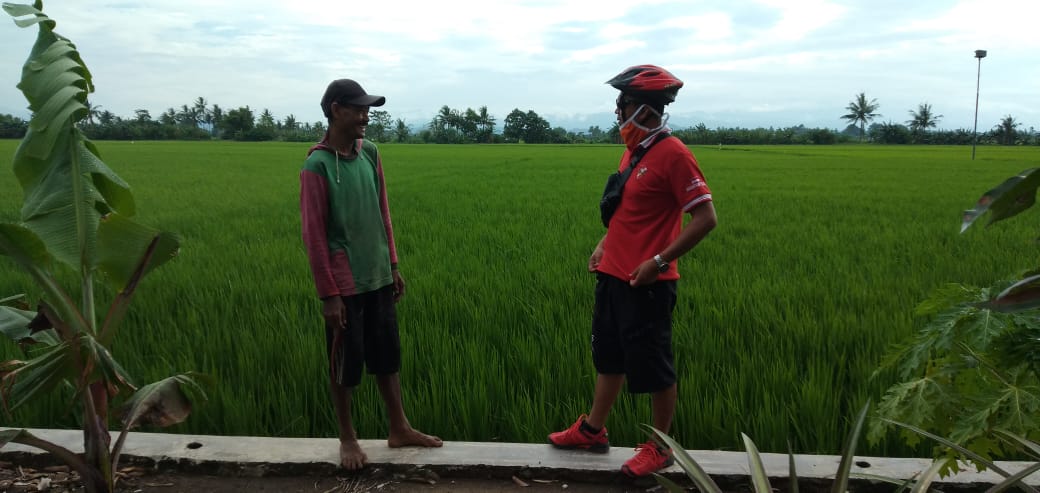 Patroli Gowes ke Desa, Kapolsek Baranti Polres Sidrap Sampaikan pesan Kamtibmas