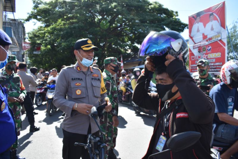 Begini Cara Kapolres Banggai Sulteng Peringati Hari Bhayangkara ke-74