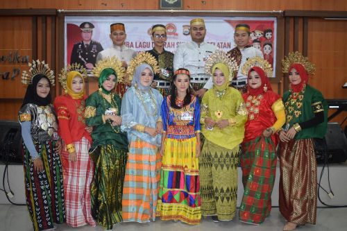 Lomba Nyanyi Daerah di Polres Sidrap. Utus Dua Wakilnya ke Polda