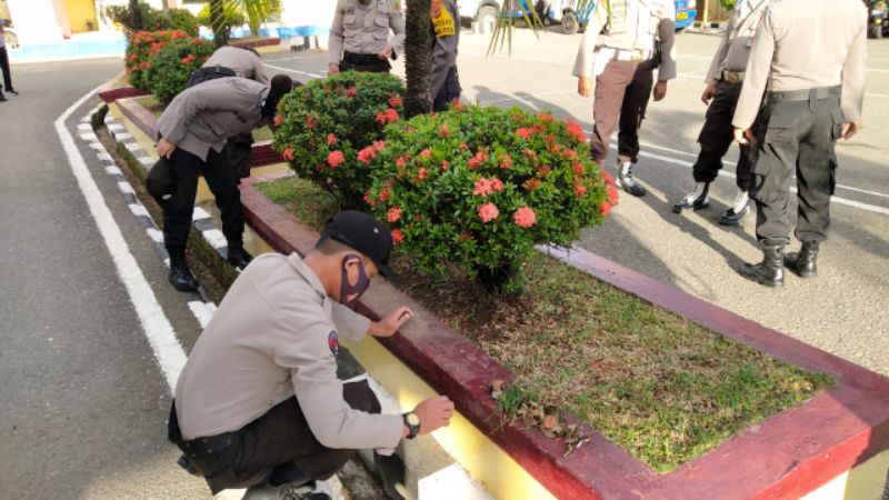 Polres Pangkep Gelar Kurvey Dalam Rangka HUT Bhayangkara Ke-74