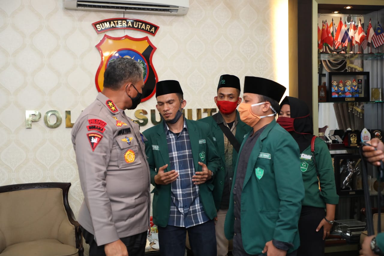 Jalin Silaturahmi, Kapolda Sumut Ajak HIMMAH Sumut Ikut Jaga Kamtibmas