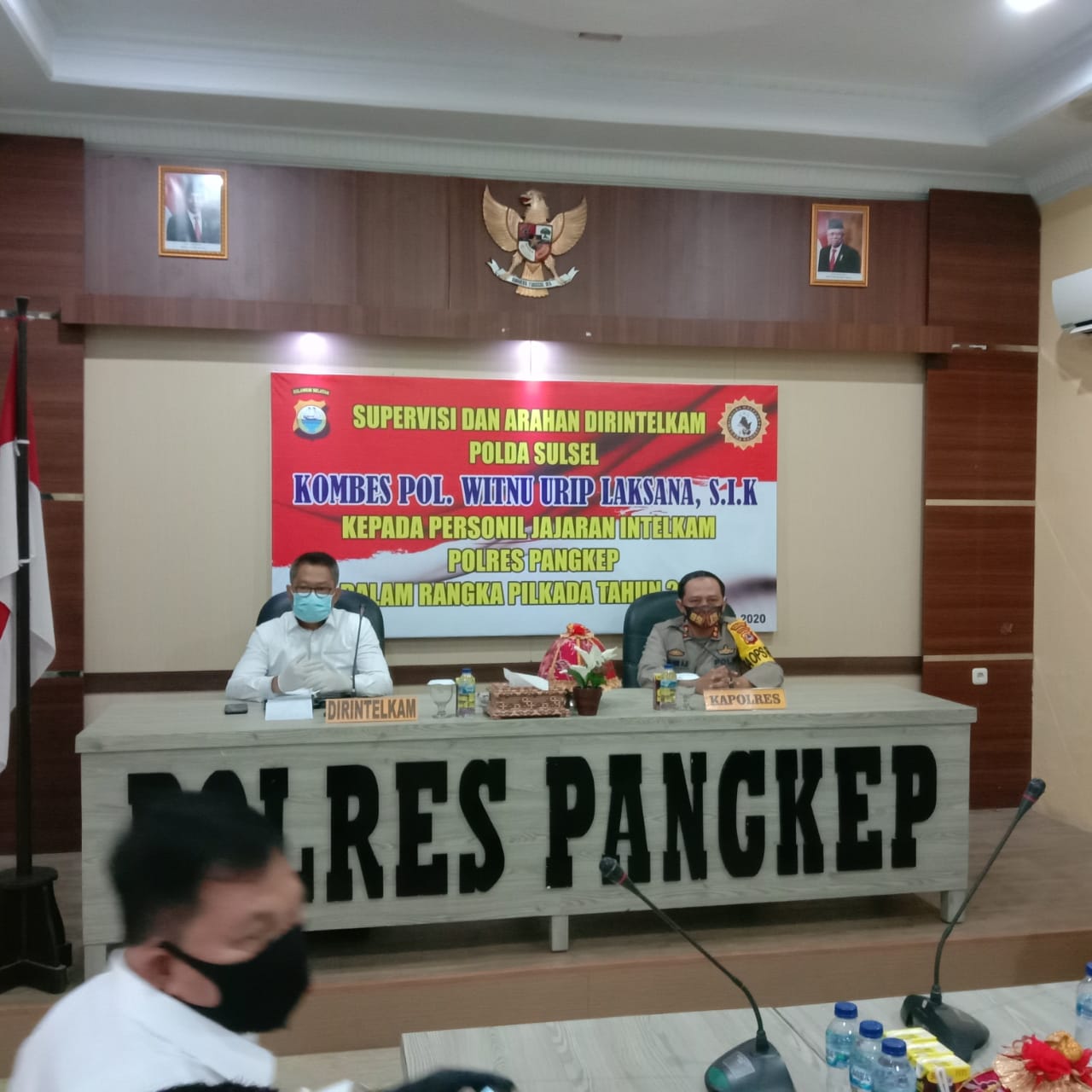 Kapolres Pangkep Terima Kunjungan Tim Supervisi Dir Intelkam Polda Sulsel