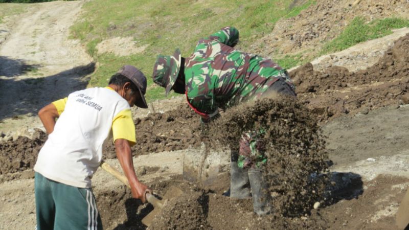 Begini Peran Babinsa Dukung Kesuksesan Tmmd 108 Kodim 1425 Jeneponto