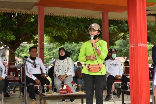 Wakapolres Banggai Hadiri Acara Gowes Pinasa