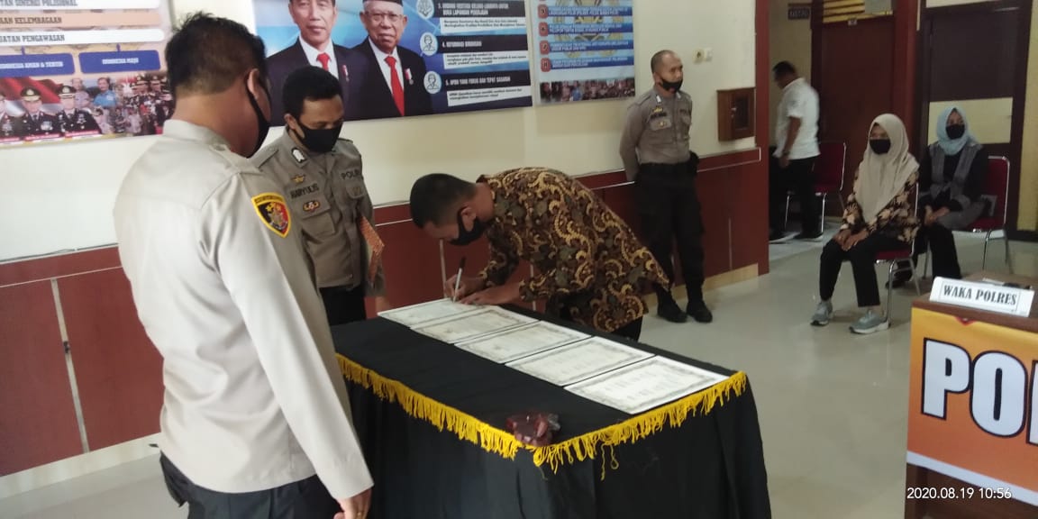 Penerimaan Bintara Polri, Polres Sidrap Minta Peserta Jangan Percaya Calo