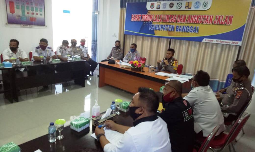 Polres Banggai Gelar Rapat Forum Lalu Lintas dan Angkutan Jalan