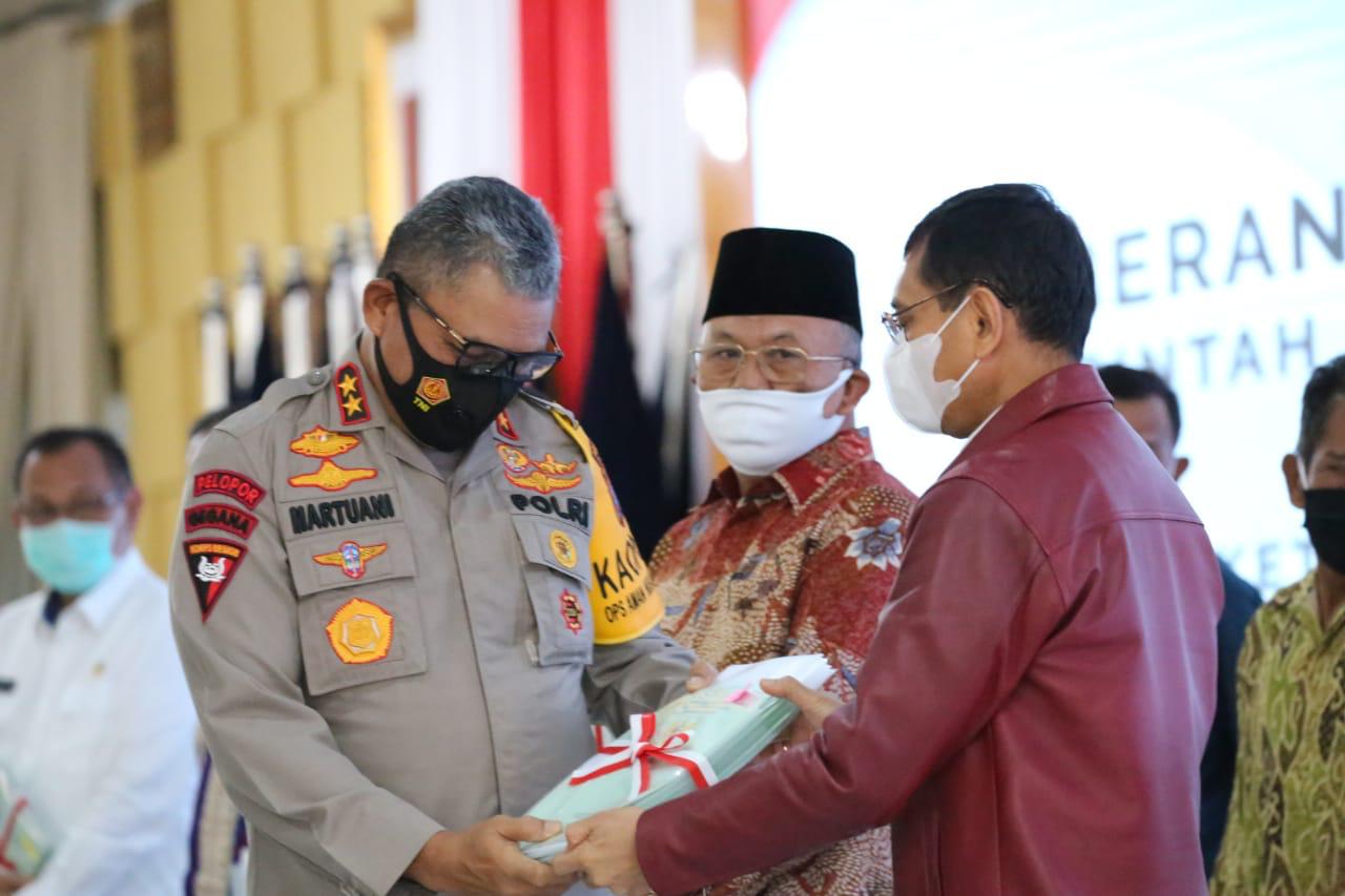 Kapolda Hadiri Rakor Pemberantasan Korupsi Terintegrasi Pemda Se-Provinsi Sumatera Utara