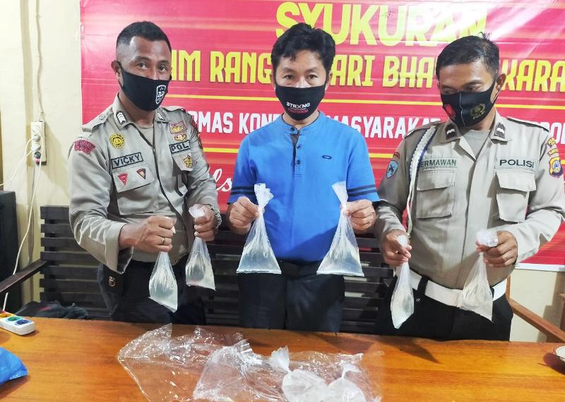 Polsek Bunta Sita Miras Cap Tikus Dari Seorang IRT