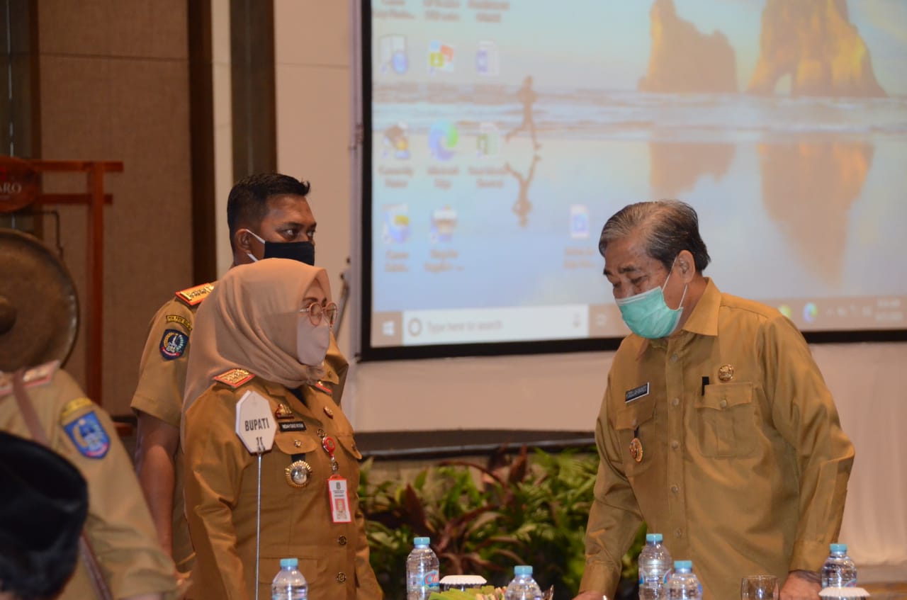 Bupati Sidrap Ikuti Rakor Kesiapan Pelaksanaan Pilkada Serentak