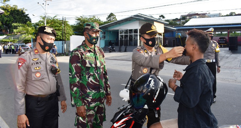 Operasi Yustisi, Puluhan Pengedara di Tegur Tidak Patuhi Protokol Kesehatan