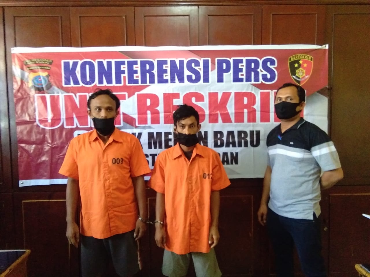 Polsek Medan Baru Ciduk Dua Orang Usai Bawa Narkoba Jenis Sabu Sabu