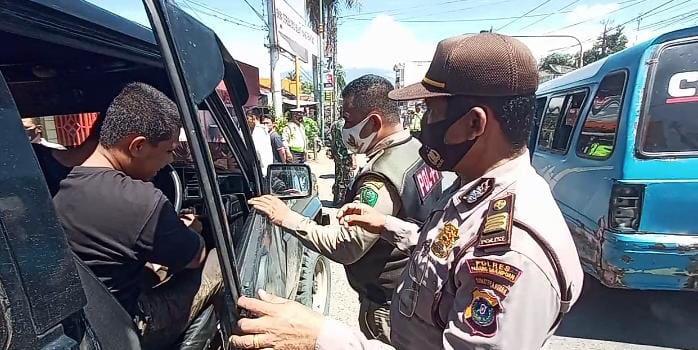 Polres Padang Sidimpuan Tindak Tegas Warga Pelanggar Protokoler Kesehatan