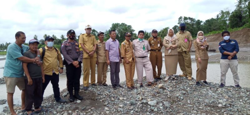 Tim Terpadu ESDM Provinsi Turun Pantau Pengerjaan Reklamasi di Sungai Bila Sidrap