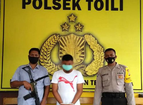 Pelarian Pelaku Pencurian di Palu Timur Berakhir di Sel Mapolsek Toili