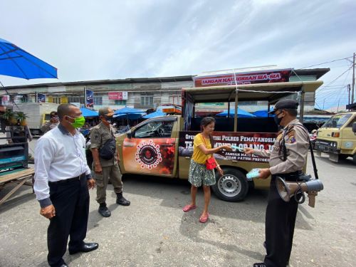 Tim Pemburu Orang Jogal Pematang Siantar Gencar Laksanakan Razia Pendisiplinan Wajib Masker