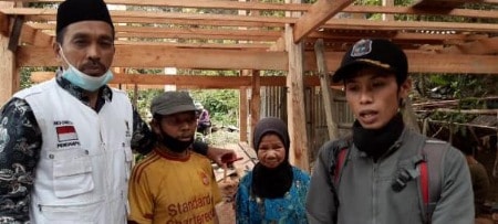 Dapat Bantuan Bedah Rumah dari Baznas, Warga Potokullin Tunjukkan Budaya Gotong Royong