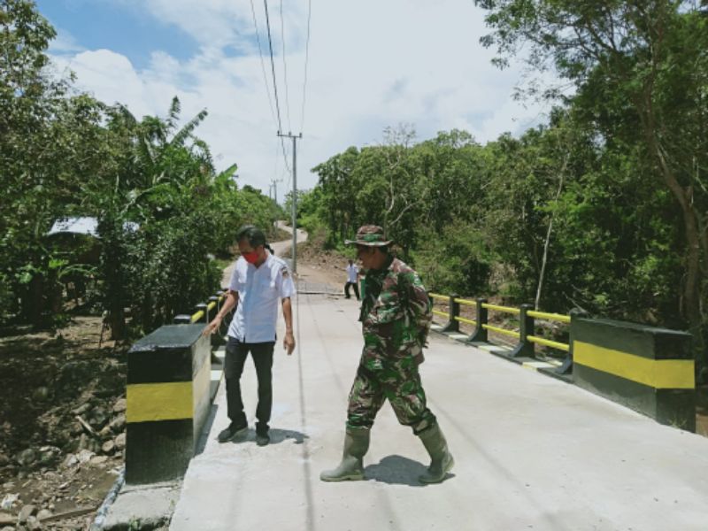 Rampung Dikerja, Kadis PU Sidrap Akui Jembatan Pabbaresseng Berkualitas Baik