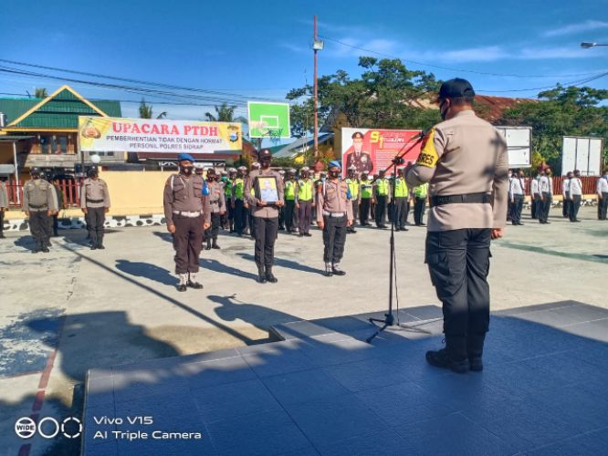 Gegara Terjerat Kasus Ini, Oknum Polisi Polres Sidrap Di Sanksi PTDH