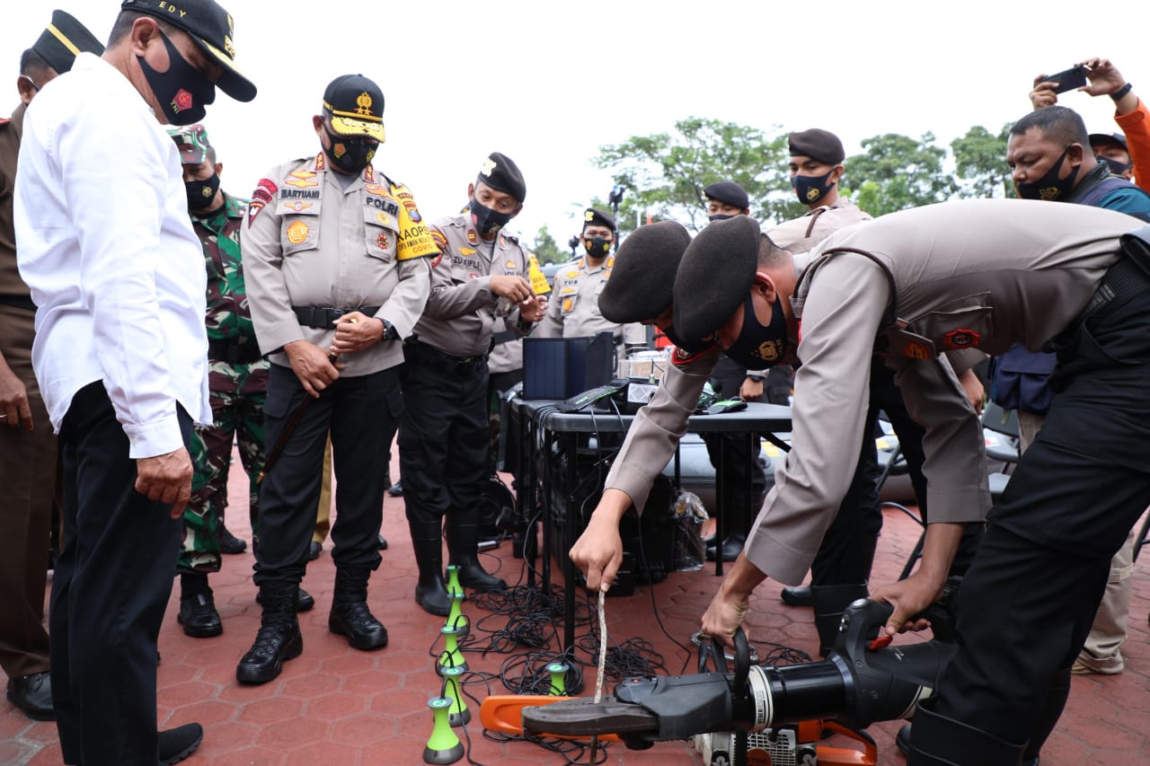 Sigap Antisipasi Bencana Alam, Gubsu Edy Rahmayadi Apresiasi Kapolda Sumut 