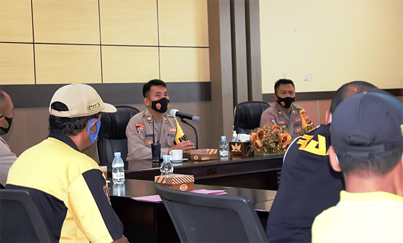 Rakor Bersama, Polres Banggai Libatkan RAPI, ORARI dan Senkom Mitra Polri Kawal Pilkada 2020