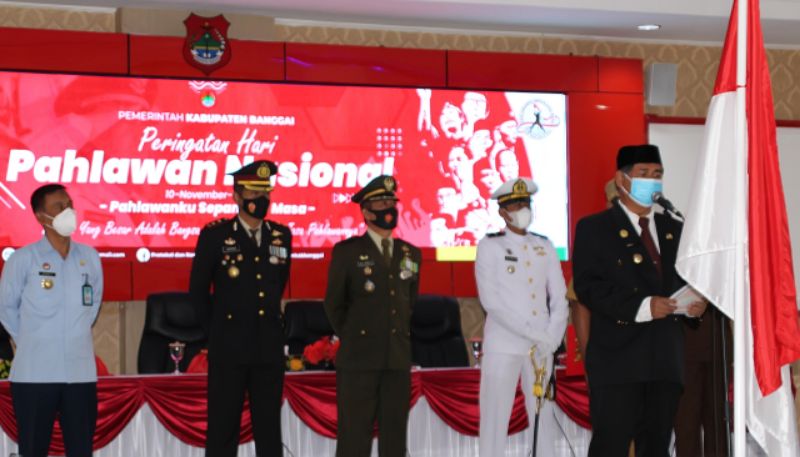 Kapolres Banggai Hadiri Upacara Hari Pahlawan Nasional 2020