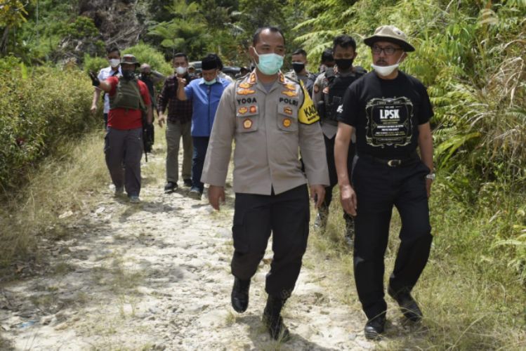 Kapolda Sulteng damping tim Asistensi Mabes Polri, BNPT dan LPSK Kunjungi Lemban Tongoa