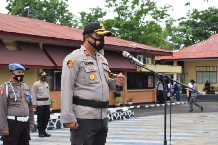 Lepas BKO ke Toraja Utara, Kapolres Sidrap Harap Personil Jaga Marwah Institusi