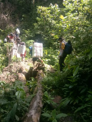 Berjibaku Telusuri Hutan Belantara, Aksi Heroik Petugas TNI-POLRI Sukseskan Pilkada di Banggai