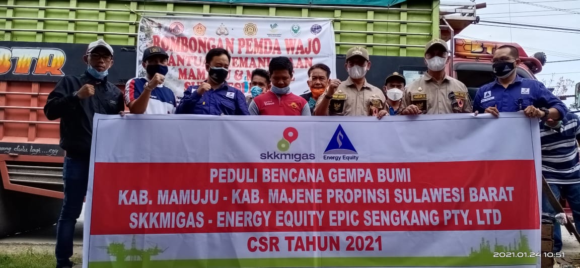 Energy Equity Bantu Korban Gempa Sulbar