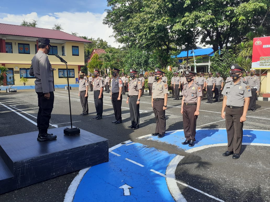 Sebanyak 91 Personil Polres Pangkep Naik Pangkat, Kapolres Bilang Begini