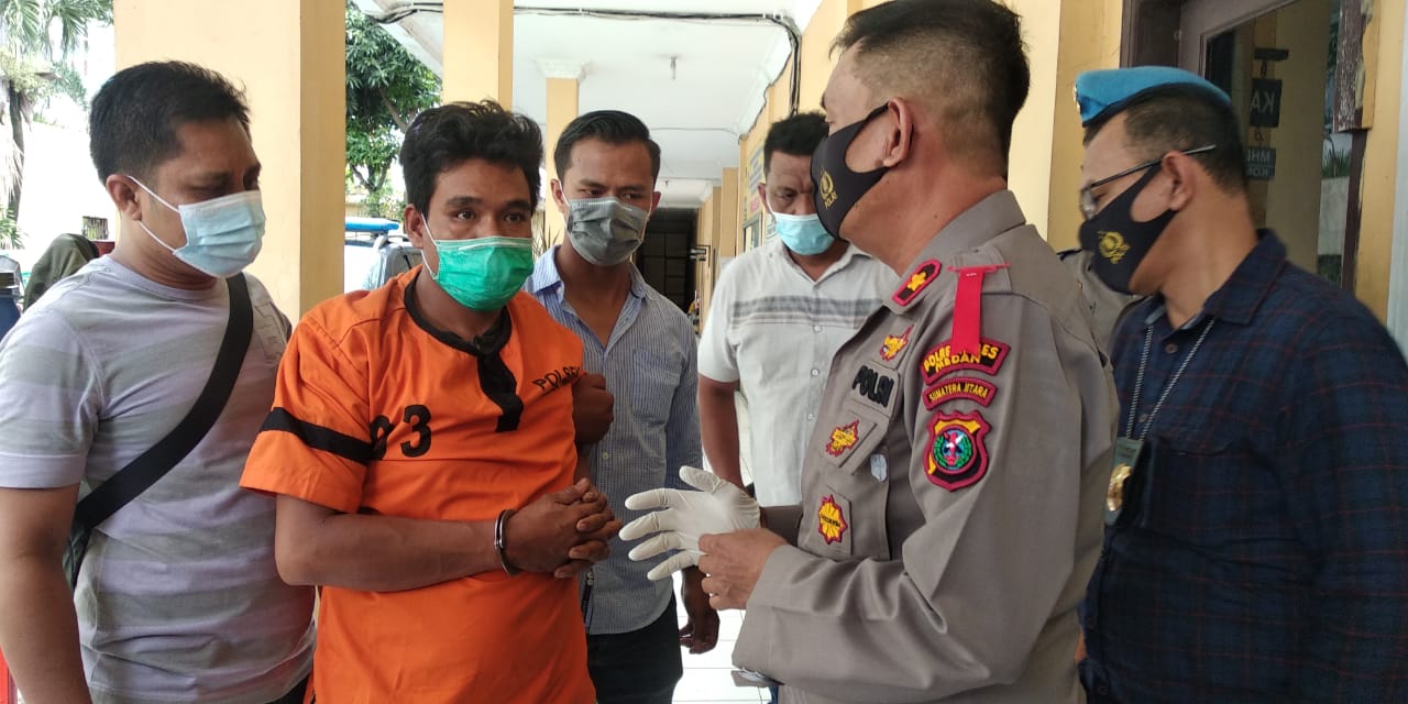 Melawan Saat Diciduk, Pencuri Kotak Infaq Dihadiahi Timah Panas Petugas Polsek Medan Timur