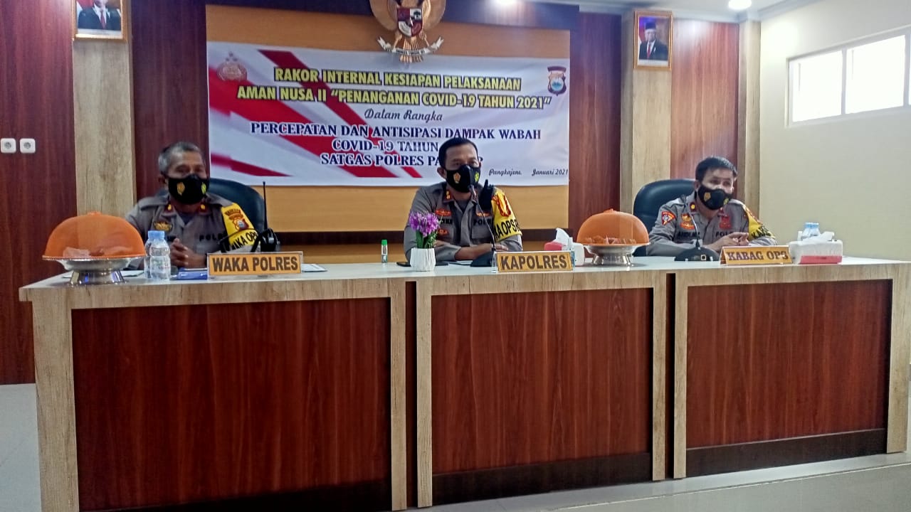 Buka Lapra Ops Aman Nusa II, Begini Penegasan Kapolres Pangkep