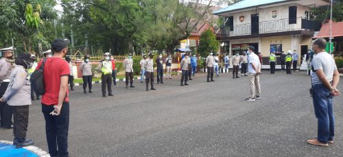 Jaga Situasi Kamtibmas, Personil Polres Pangkep Tetap Siaga di Hari Libur