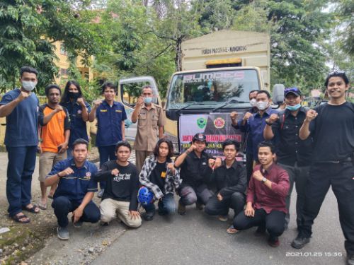 Dinas Sosial Lepas Karang Taruna Barru, Bawa 1 Unit Truk Bantuan Gempa ke Sulbar