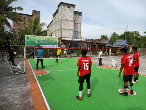 Diikuti 24 Klub, IPMI-ISA Sidrap Gelar Turnamen Sepak Takraw di Baranti