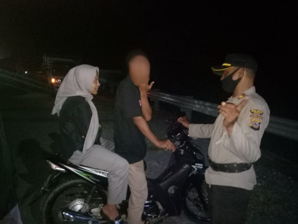 Giat KRYD, Kapolsek Nuhon Sampaikan Pesan Moril Prokes