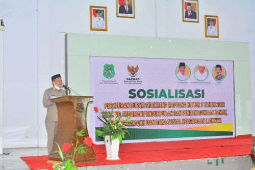 Memaksimalkan Zakat Infaq dan Shadaqah. Perbup Sidrap Nomor 3 Tahun 2021 Disosialisasikan