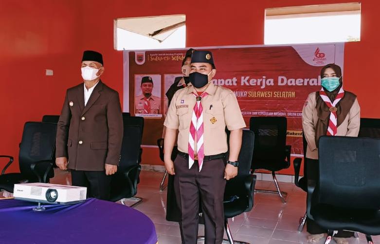 Bupati Enrekang Ikuti Rakerda Gerakan Pramuka Sulsel