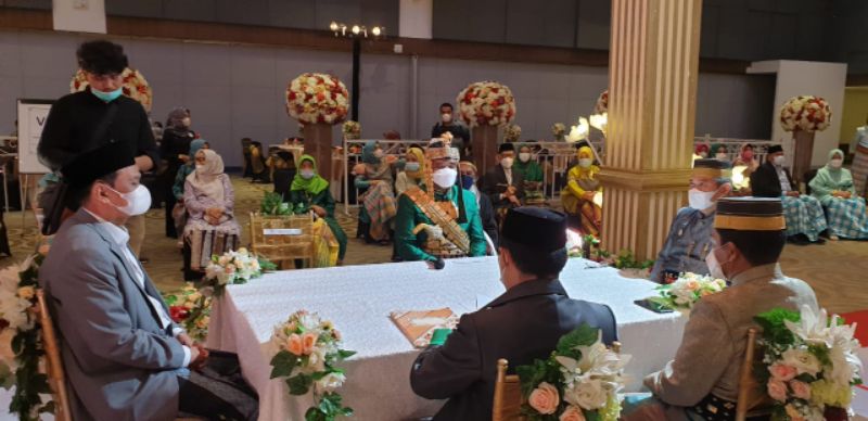 Bupati Suardi Saleh Jadi Saksi Ikatan Nikah Suci Anak Mantan Ketua DPRD Barru