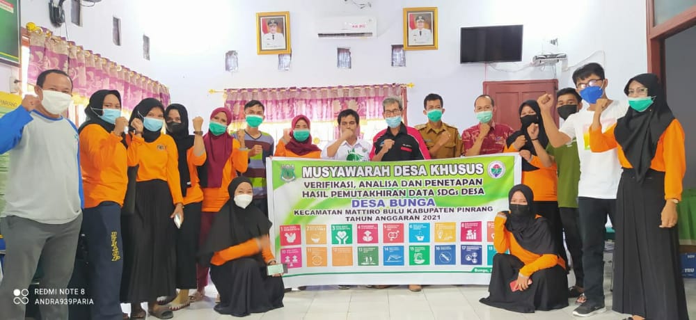 Desa Bunga Menyelesaikan Pendataan SDGs Tepat Waktu dan Tercepat