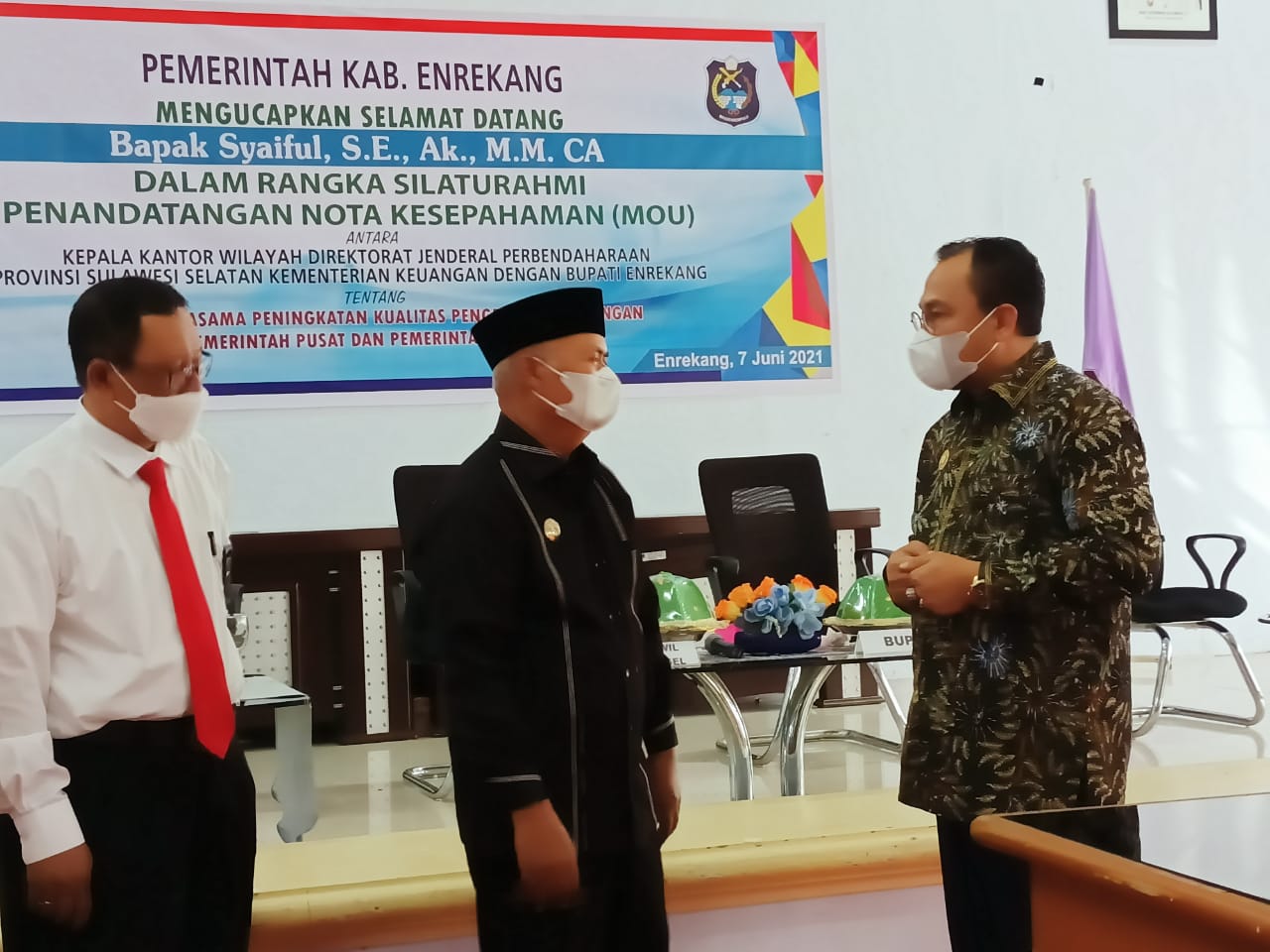 Bupati MB Terima Kunjungan DJP Sulsel