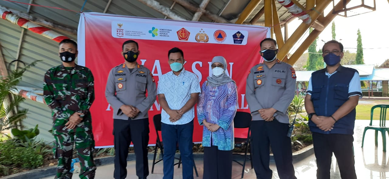 Pastikan Berjalan Baik, Kapolres Pangkep Pantau Langsung Pelaksanaan Vaksin Serentak