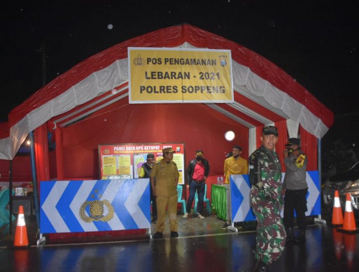 Pembatasan Jelang Lebaran di Soppeng Mulai Dilakukan