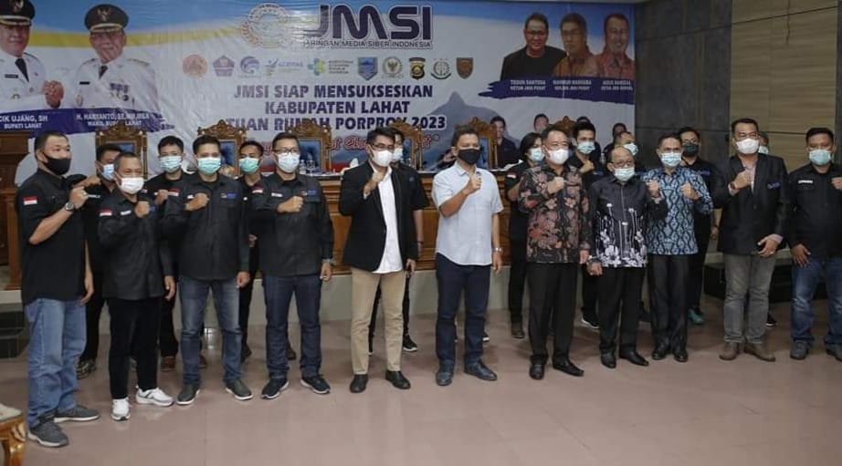 Terus Bersinergi dengan Pemerintah, JMSI Lahat Gagas Program Pembangunan Lahat Lebih Maju Lagi