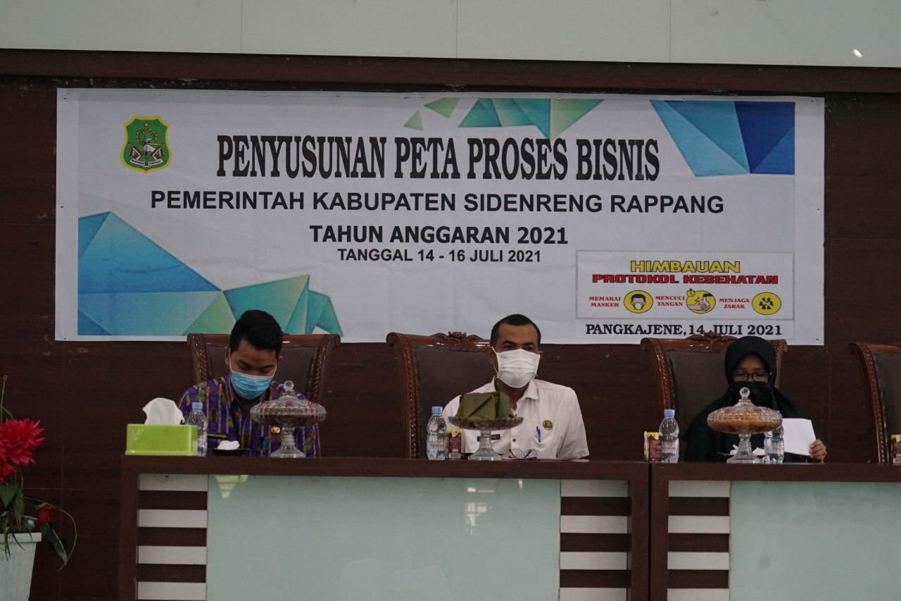 Pembinaan Penyusunan Peta Proses Bisnis Diikuti OPD di Sidrap