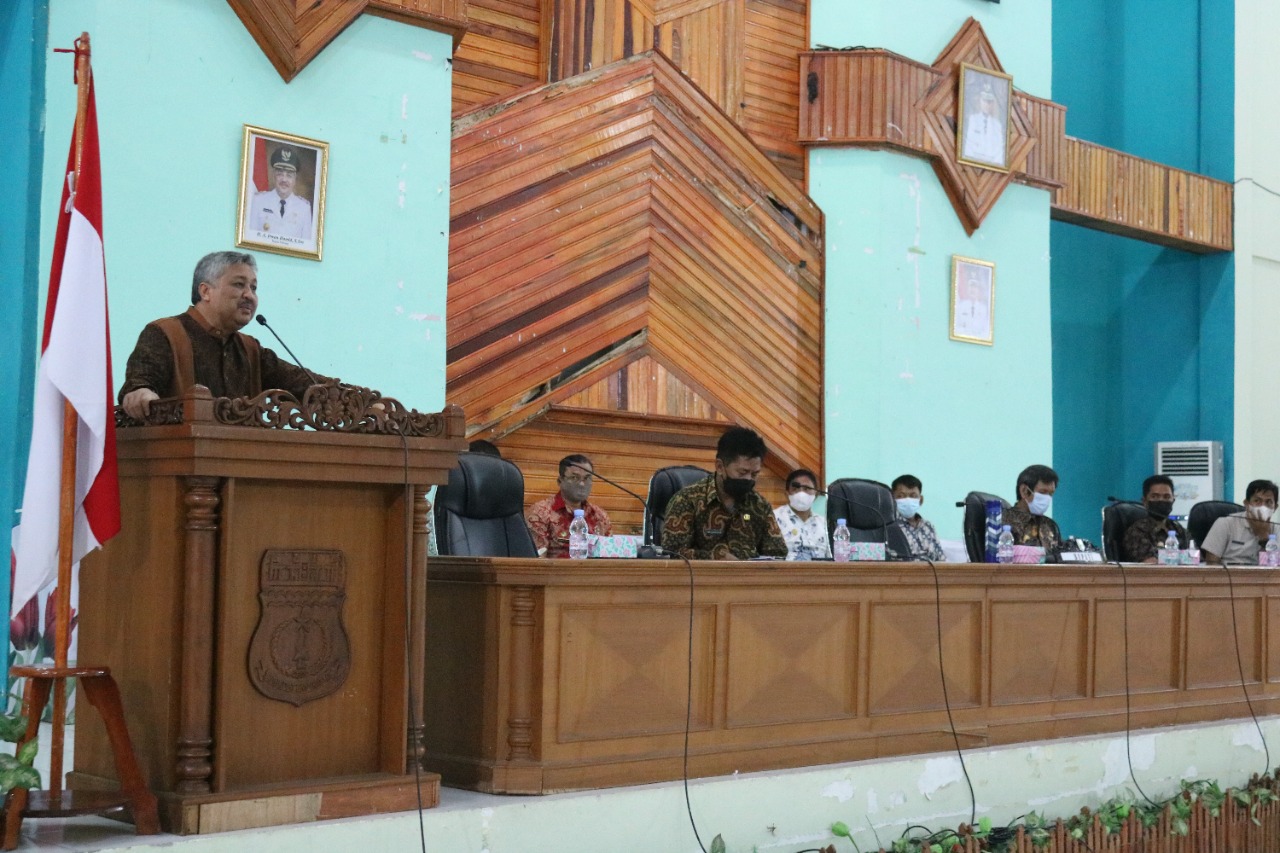 Persiapan Pembelajaran Tatap Muka, Bupati Pinrang Harap Tenaga Pendidik Patuhi Protokol Kesehatan